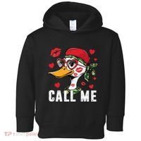 Call Me Valentines Duck Hunting Lover For Hunter Toddler Hoodie thumb 0