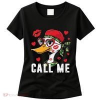 Call Me Valentines Duck Hunting Lover For Hunter Women's T-Shirt thumb 0
