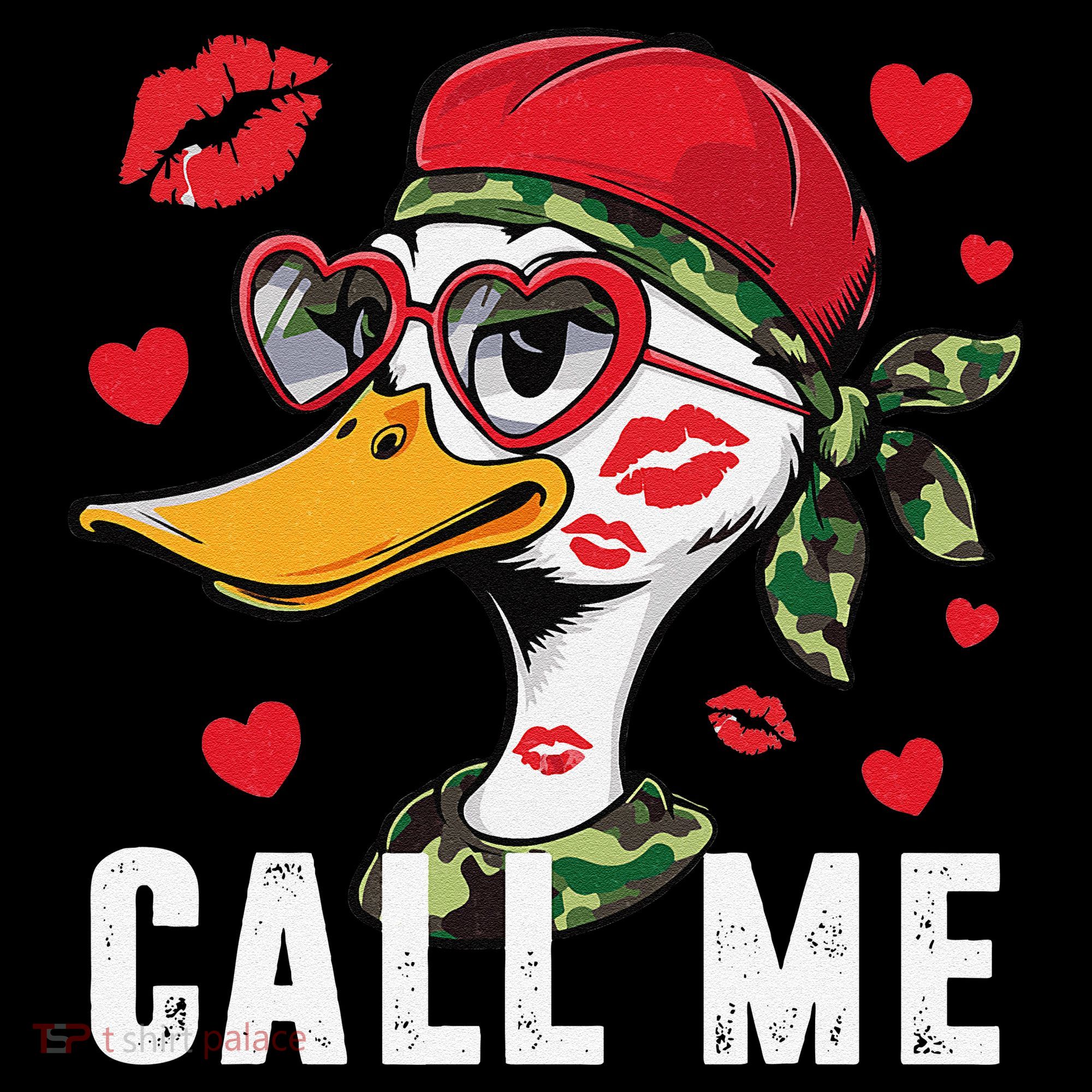 Call Me Valentines Duck Hunting Lover For Hunter Women's T-Shirt