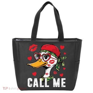 Call Me Valentines Duck Hunting Lover For Hunter Tote Bag
