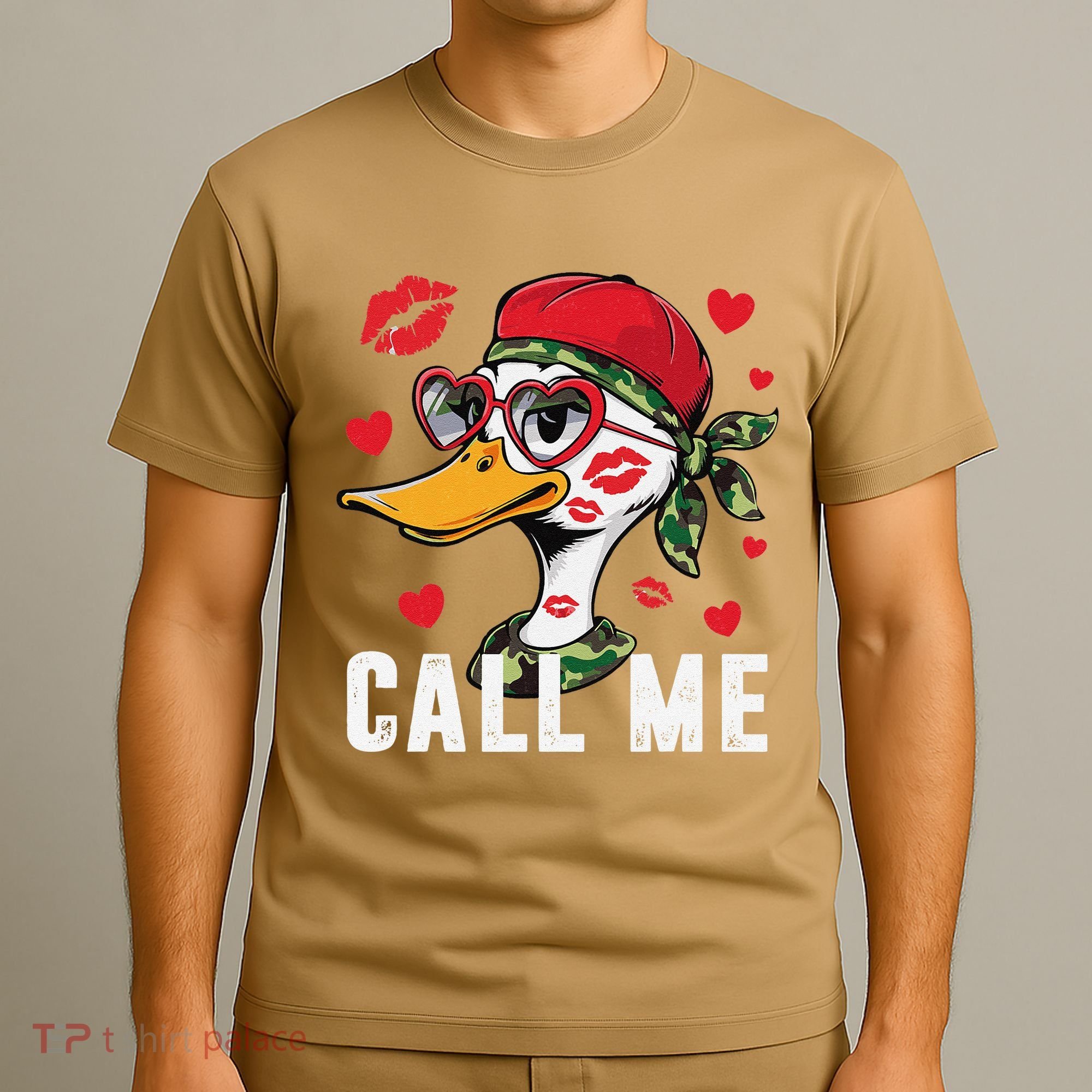 Call Me Valentines Duck Hunting Lover For Hunter T-Shirt