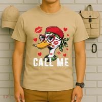 Call Me Valentines Duck Hunting Lover For Hunter T-Shirt thumb 6
