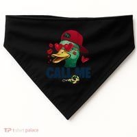Call Me Valentines Duck Hunting Lover Funny Hunter USA-Made Doggie Bandana thumb 0