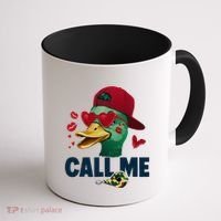 Call Me Valentines Duck Hunting Lover Funny Hunter Coffee Mug thumb 1