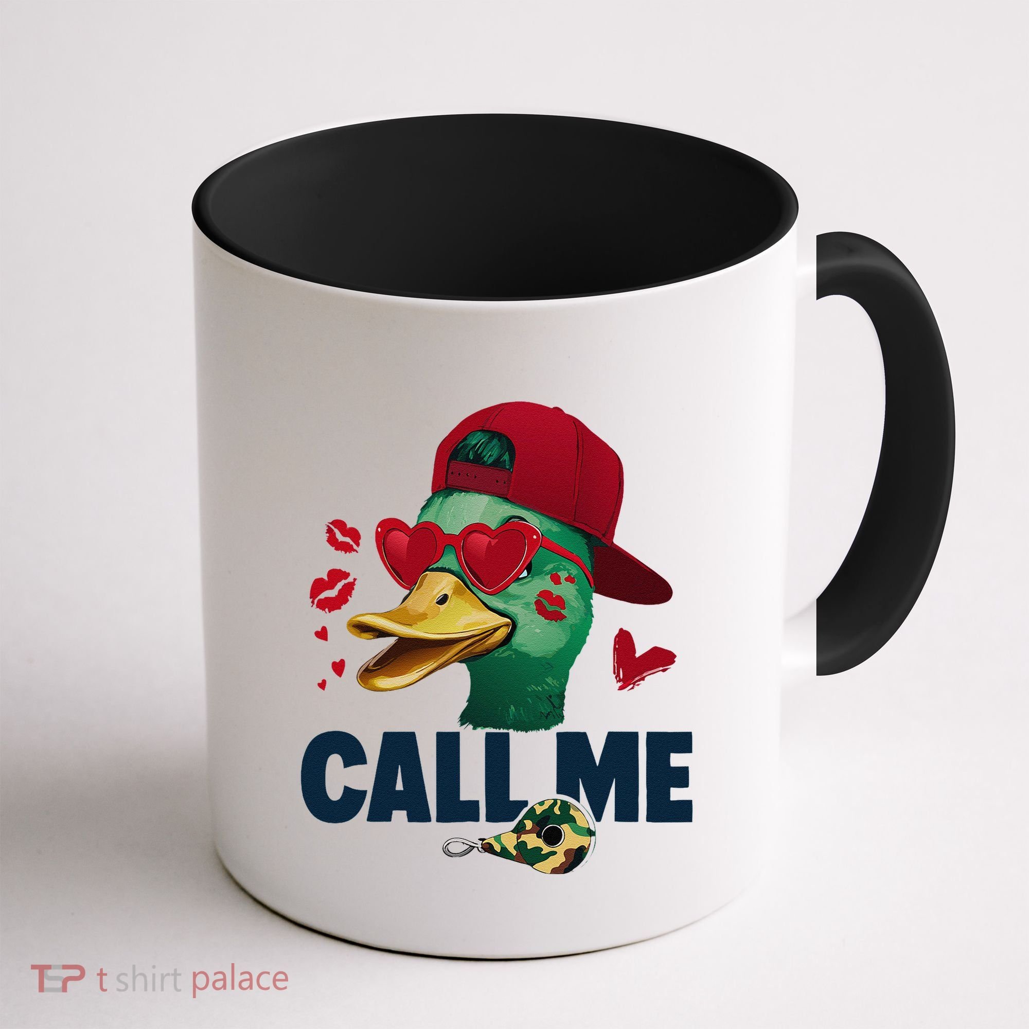 Call Me Valentines Duck Hunting Lover Funny Hunter Coffee Mug
