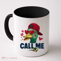 Call Me Valentines Duck Hunting Lover Funny Hunter Coffee Mug thumb 0