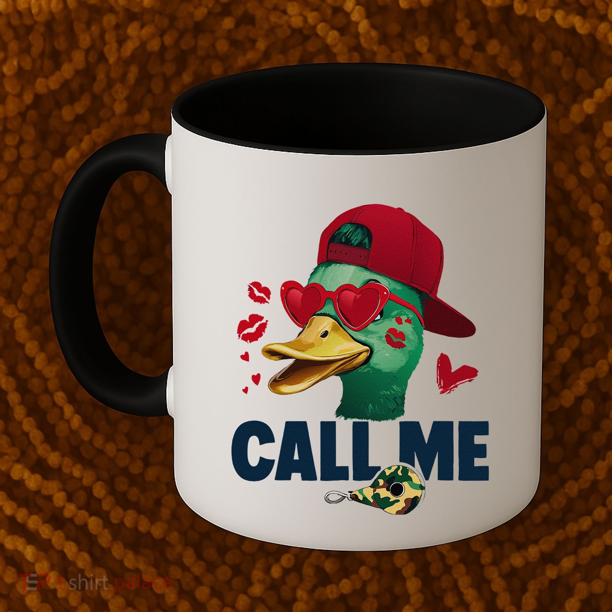 Call Me Valentines Duck Hunting Lover Funny Hunter Coffee Mug
