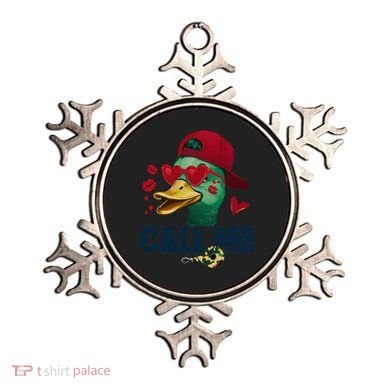Call Me Valentines Duck Hunting Lover Funny Hunter Ornament