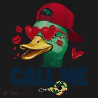 Call Me Valentines Duck Hunting Lover Funny Hunter Baby Bodysuit thumb 2