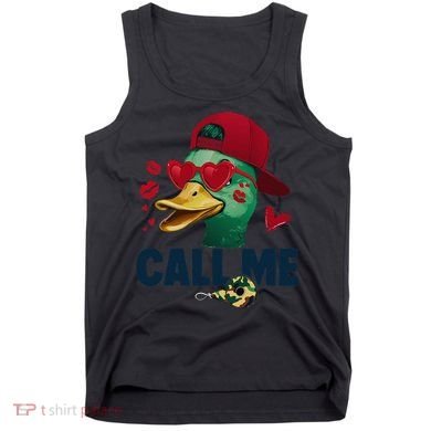 Call Me Valentines Duck Hunting Lover Funny Hunter Tank Top