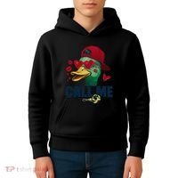 Call Me Valentines Duck Hunting Lover Funny Hunter Kids Hoodie thumb 4