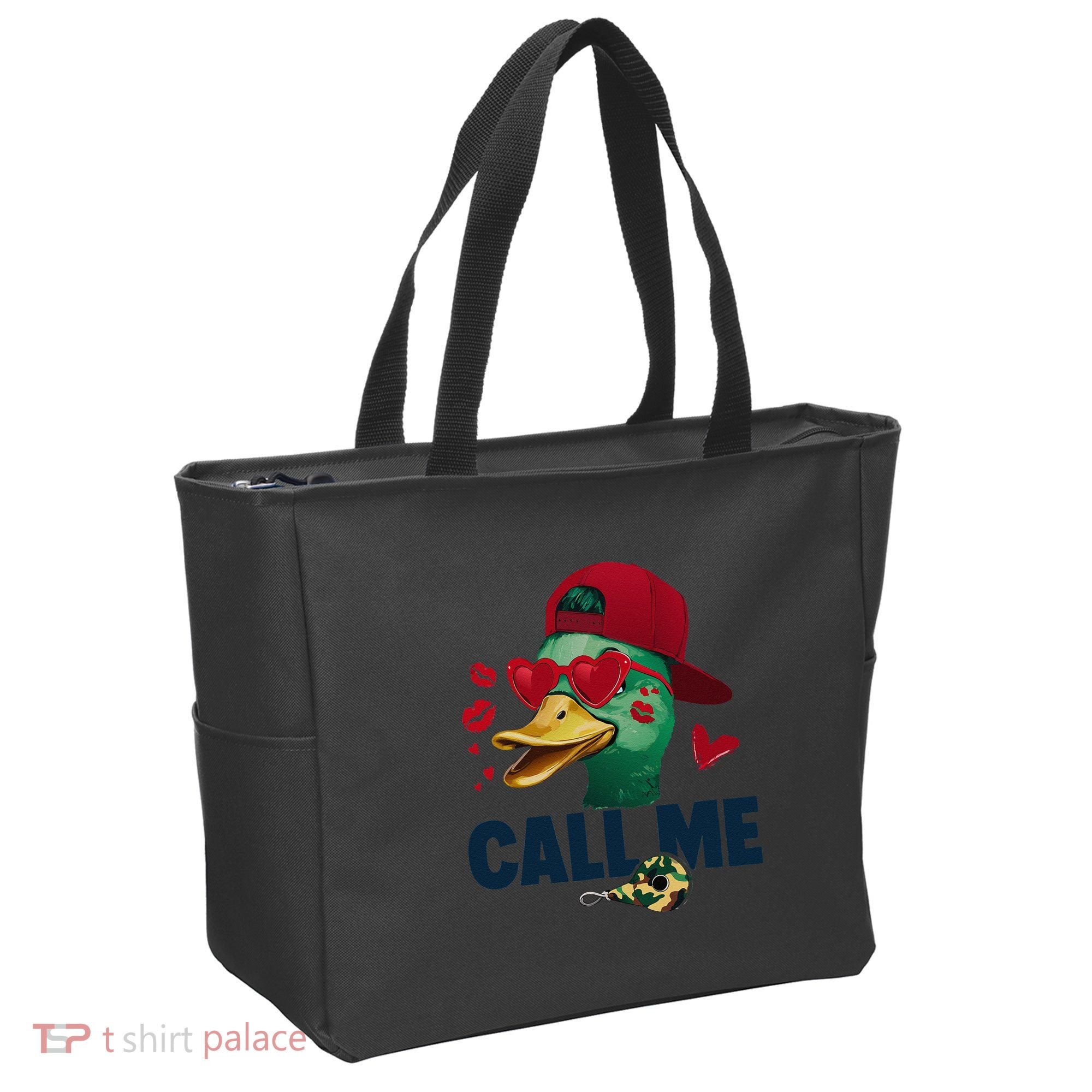 Call Me Valentines Duck Hunting Lover Funny Hunter Tote Bag