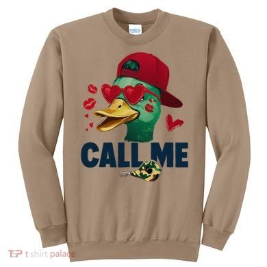 Call Me Valentines Duck Hunting Lover Funny Hunter Sweatshirt