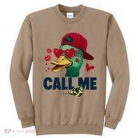 Call Me Valentines Duck Hunting Lover Funny Hunter Sweatshirt thumb 0