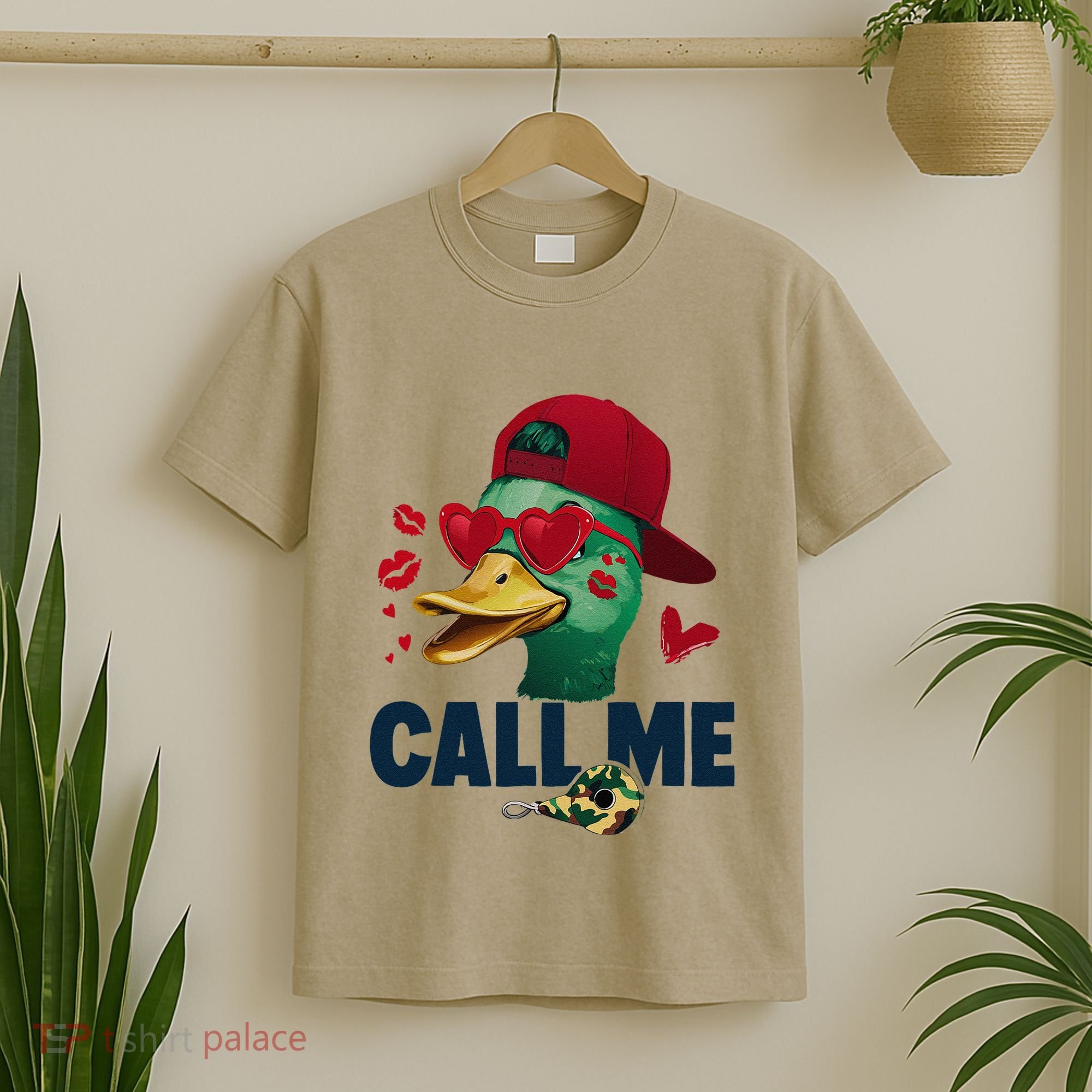 Call Me Valentines Duck Hunting Lover Funny Hunter T-Shirt