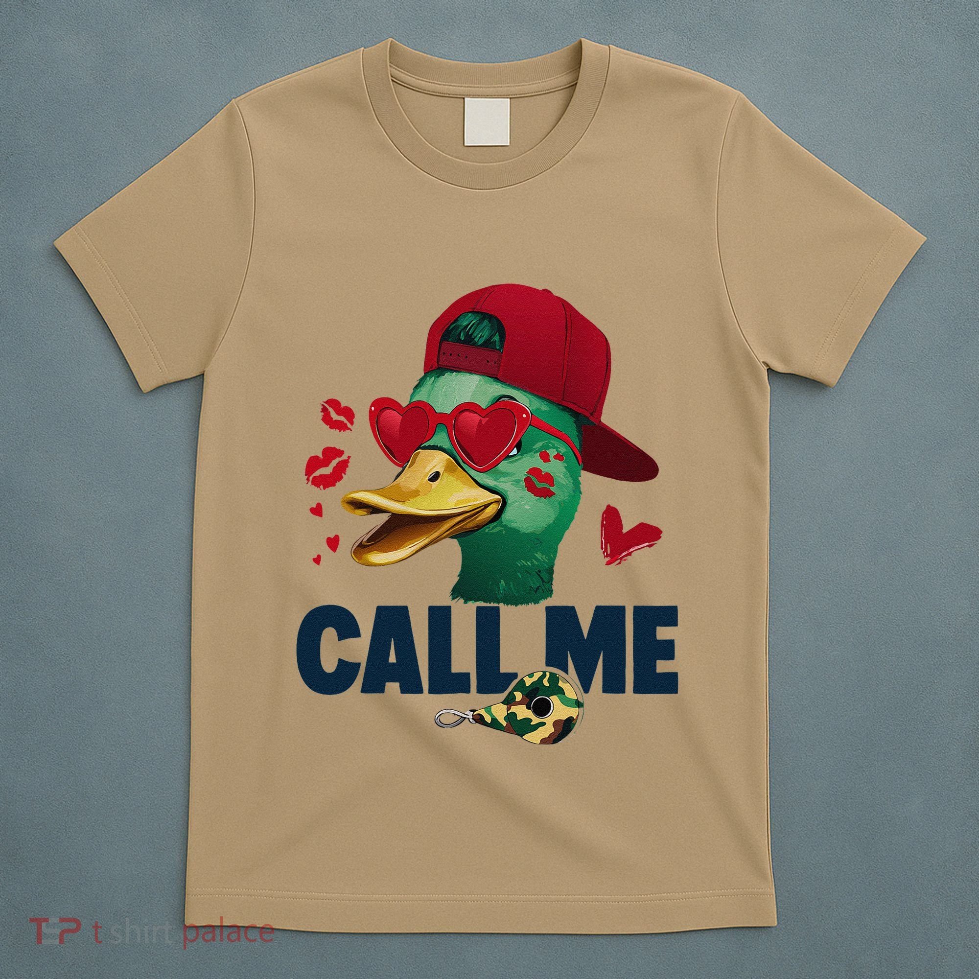 Call Me Valentines Duck Hunting Lover Funny Hunter T-Shirt