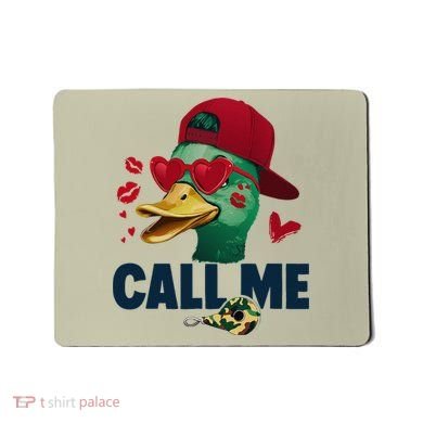 Call Me Valentines Duck Hunting Lover Funny Hunter Mousepad