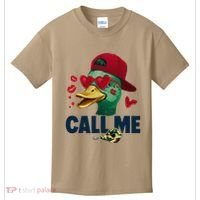Call Me Valentines Duck Hunting Lover Funny Hunter Kids T-Shirt thumb 0