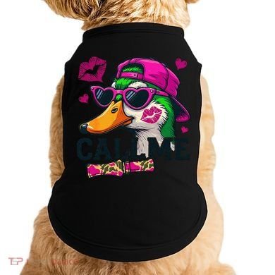 Call Me Valentines Duck Hunting Lover For Hunter Doggie Tank