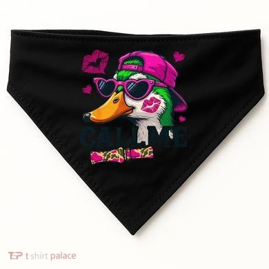 Call Me Valentines Duck Hunting Lover For Hunter USA-Made Doggie Bandana
