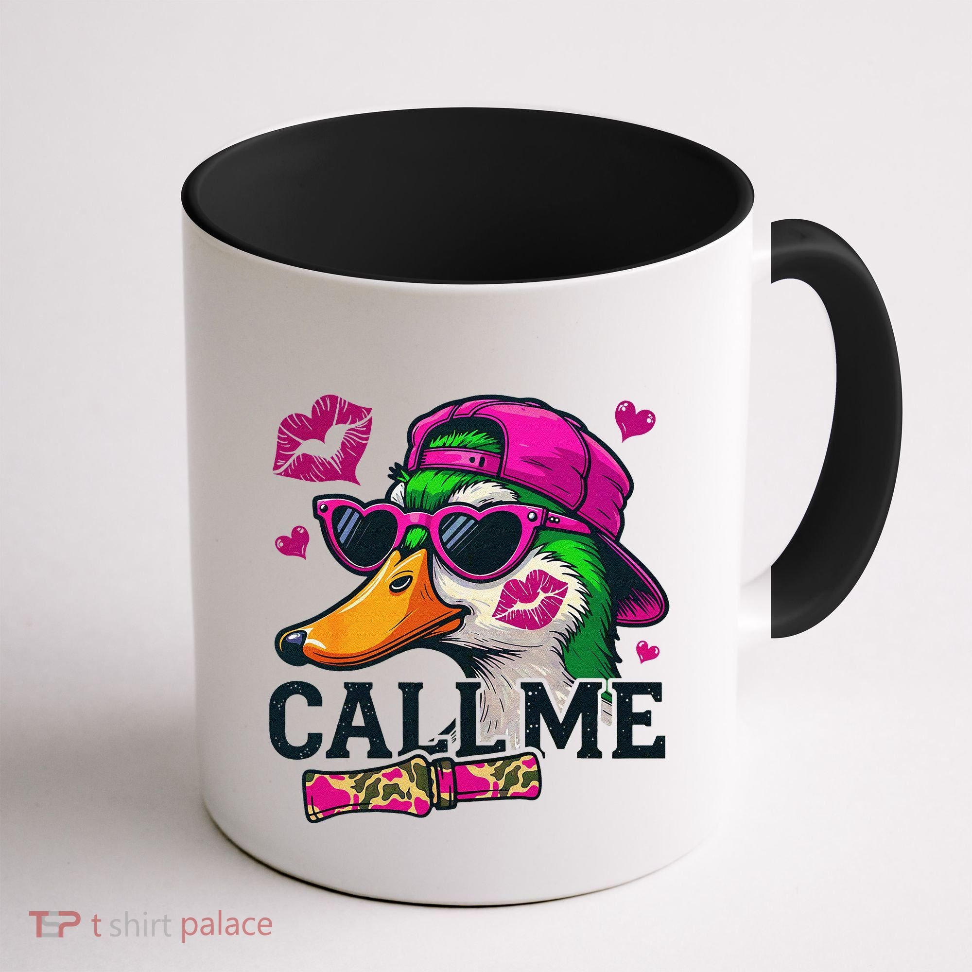 Call Me Valentines Duck Hunting Lover For Hunter Coffee Mug