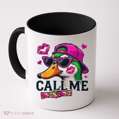 Call Me Valentines Duck Hunting Lover For Hunter Coffee Mug