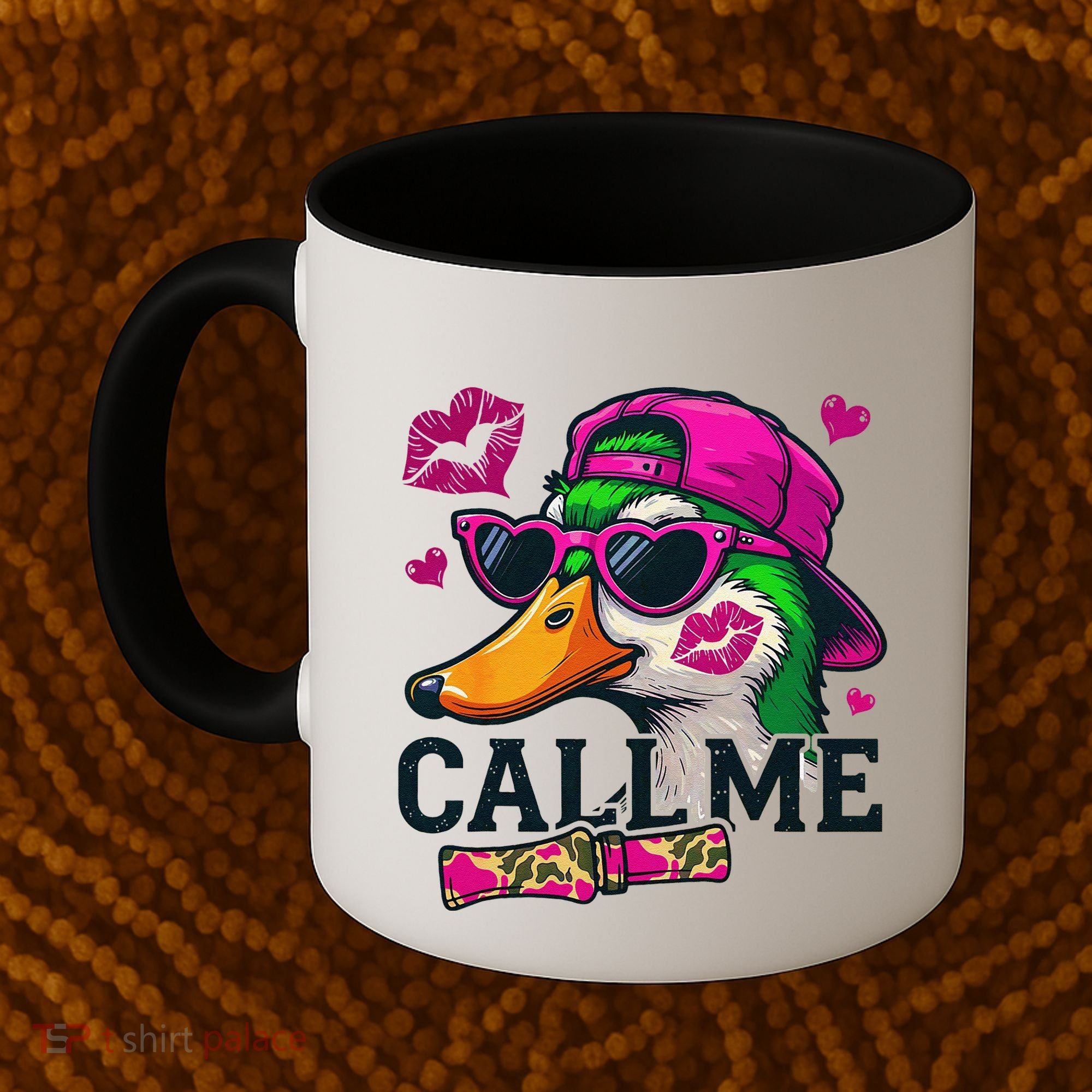 Call Me Valentines Duck Hunting Lover For Hunter Coffee Mug