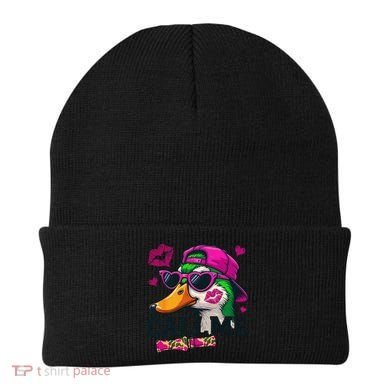 Call Me Valentines Duck Hunting Lover For Hunter Beanie