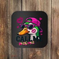 Call Me Valentines Duck Hunting Lover For Hunter Coaster thumb 0