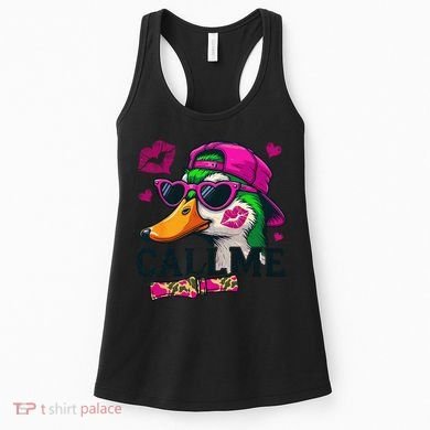 Call Me Valentines Duck Hunting Lover For Hunter Women's Tank Top