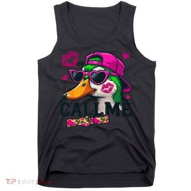 Call Me Valentines Duck Hunting Lover For Hunter Tank Top