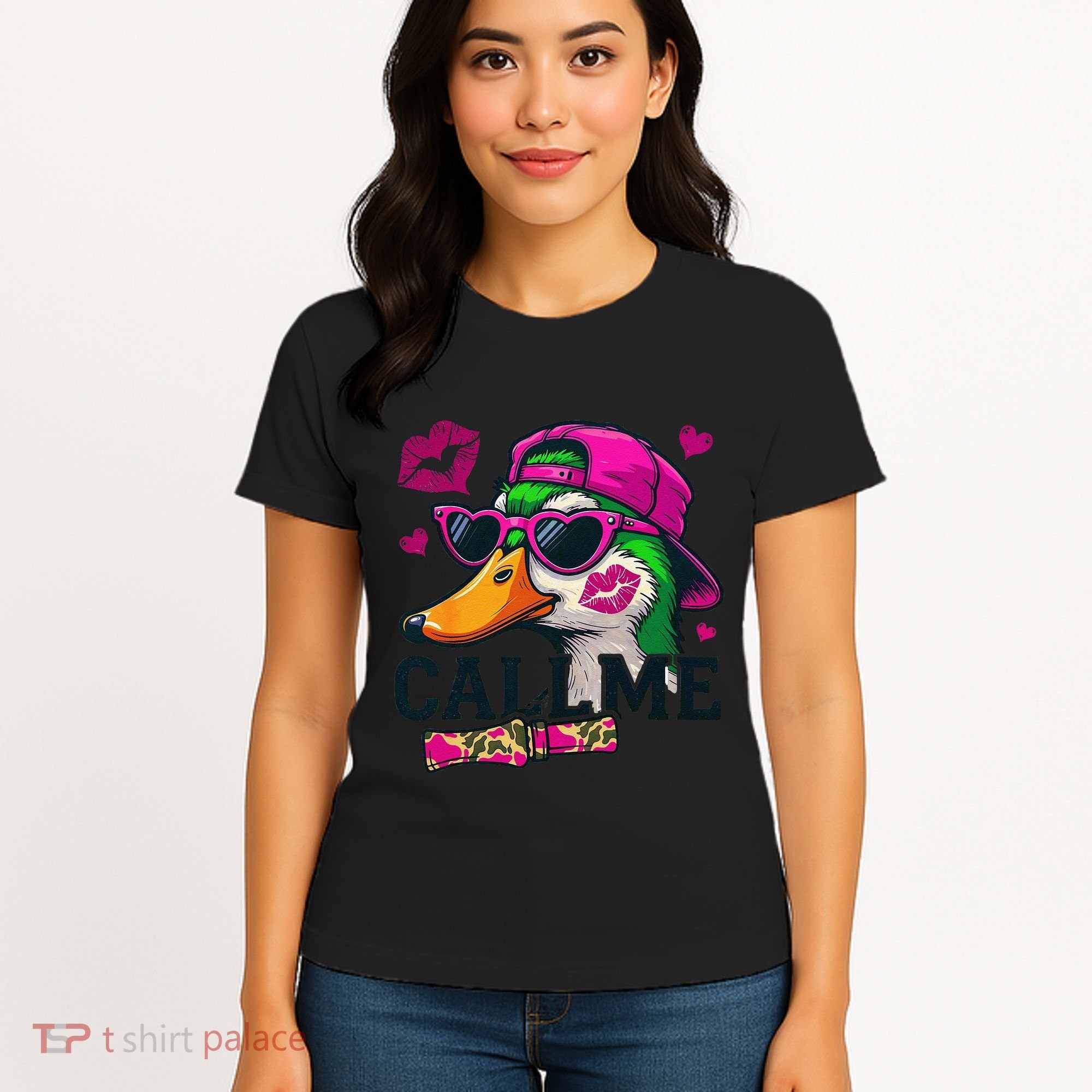 Call Me Valentines Duck Hunting Lover For Hunter Women's T-Shirt