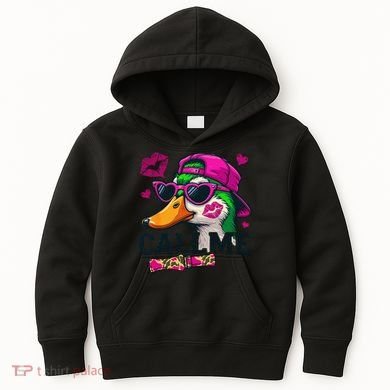 Call Me Valentines Duck Hunting Lover For Hunter Kids Hoodie