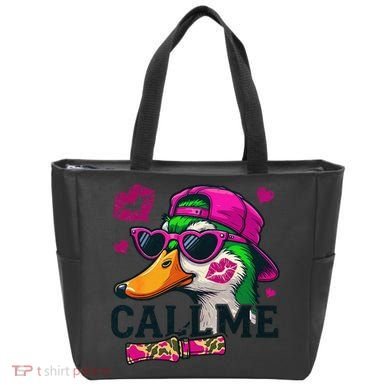 Call Me Valentines Duck Hunting Lover For Hunter Tote Bag