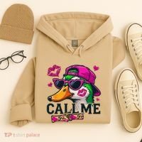 Call Me Valentines Duck Hunting Lover For Hunter Hoodie thumb 4