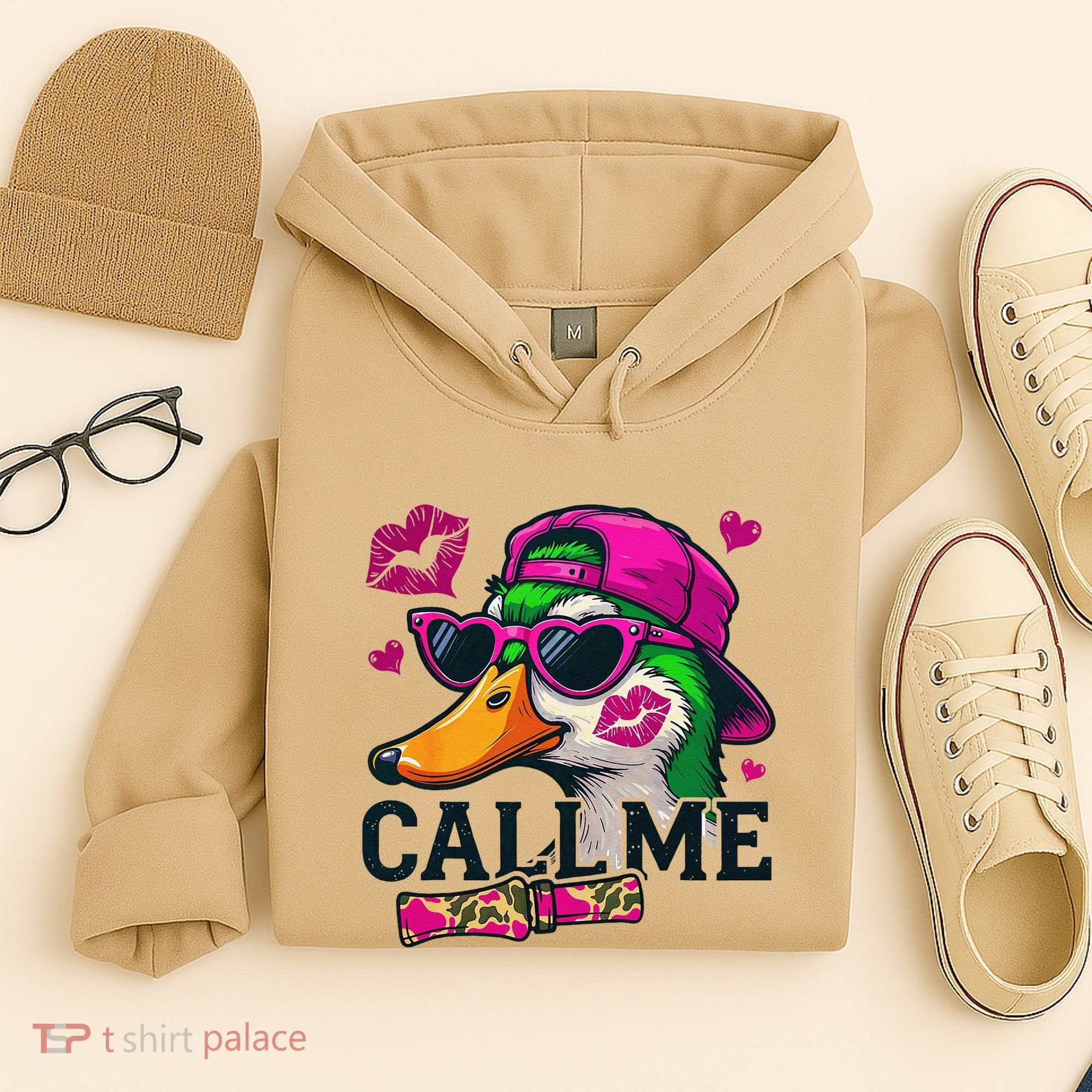 Call Me Valentines Duck Hunting Lover For Hunter Hoodie