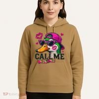 Call Me Valentines Duck Hunting Lover For Hunter Hoodie thumb 5