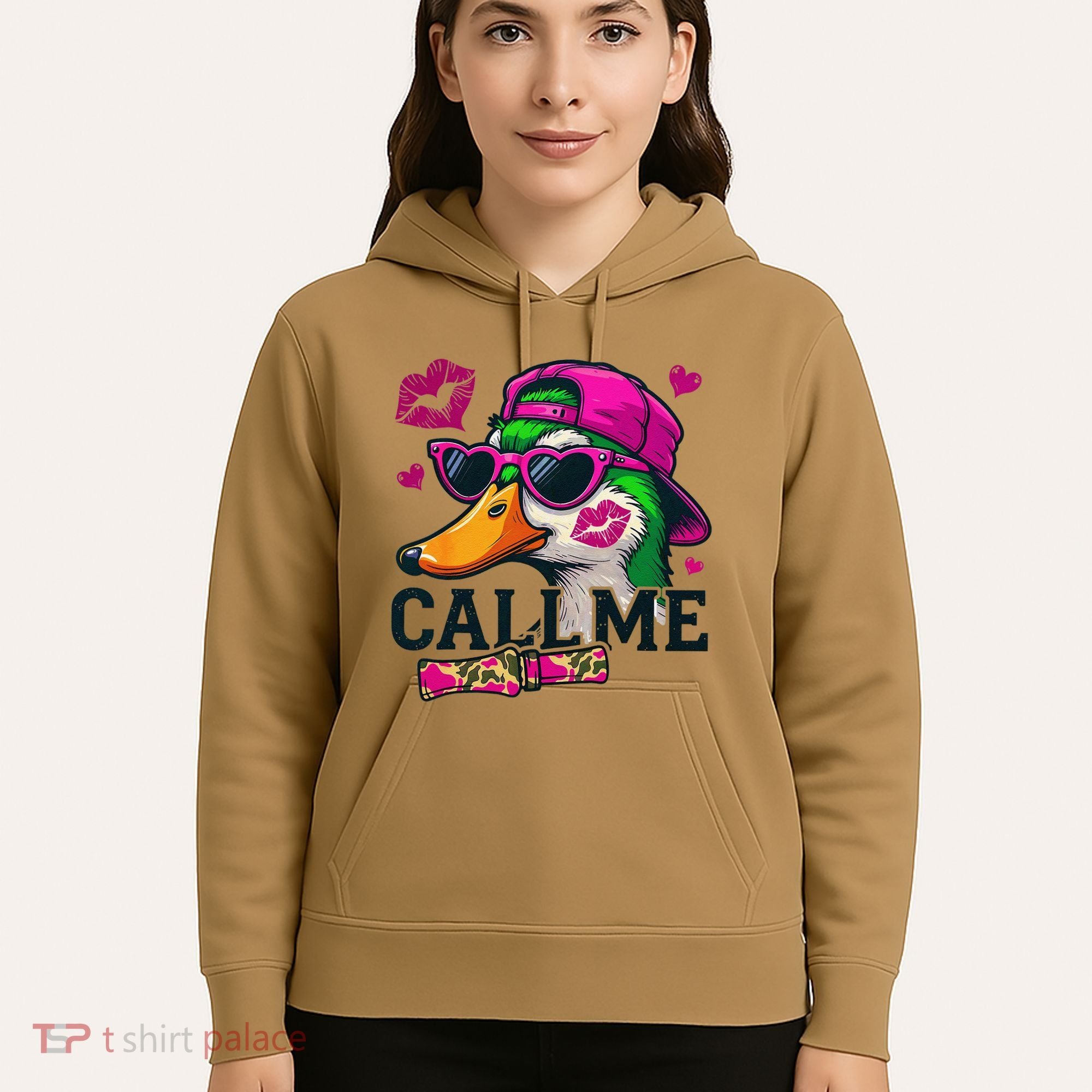 Call Me Valentines Duck Hunting Lover For Hunter Hoodie