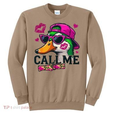 Call Me Valentines Duck Hunting Lover For Hunter Sweatshirt