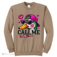 Call Me Valentines Duck Hunting Lover For Hunter Sweatshirt thumb 0