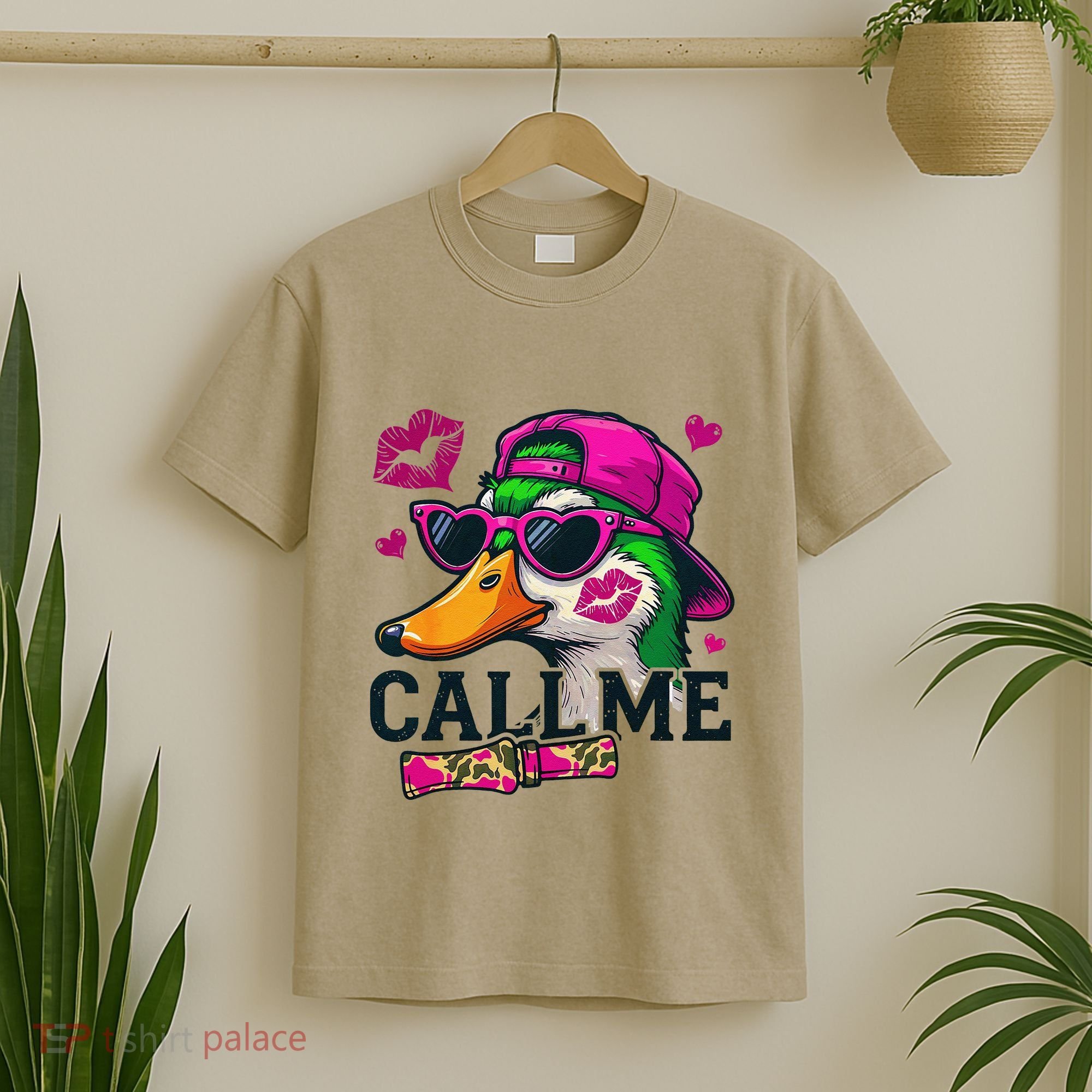 Call Me Valentines Duck Hunting Lover For Hunter T-Shirt