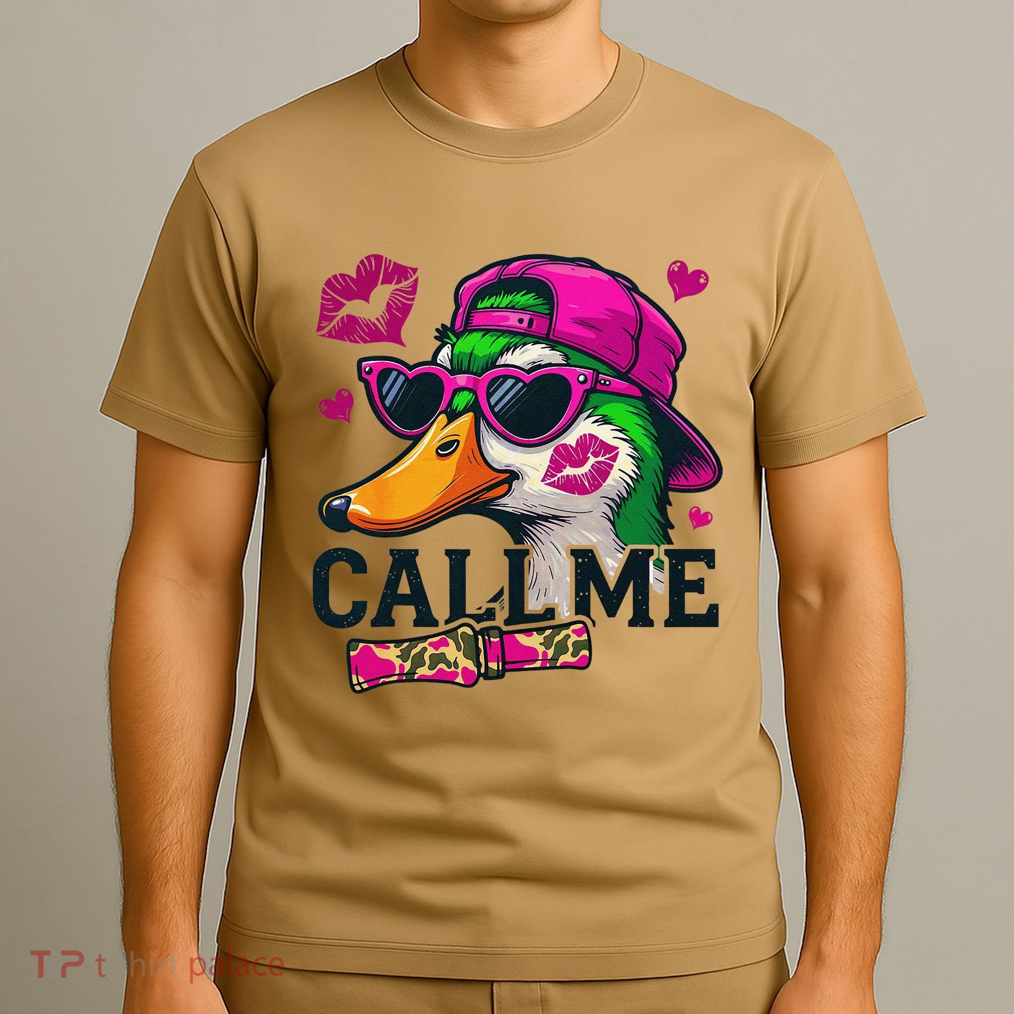 Call Me Valentines Duck Hunting Lover For Hunter T-Shirt