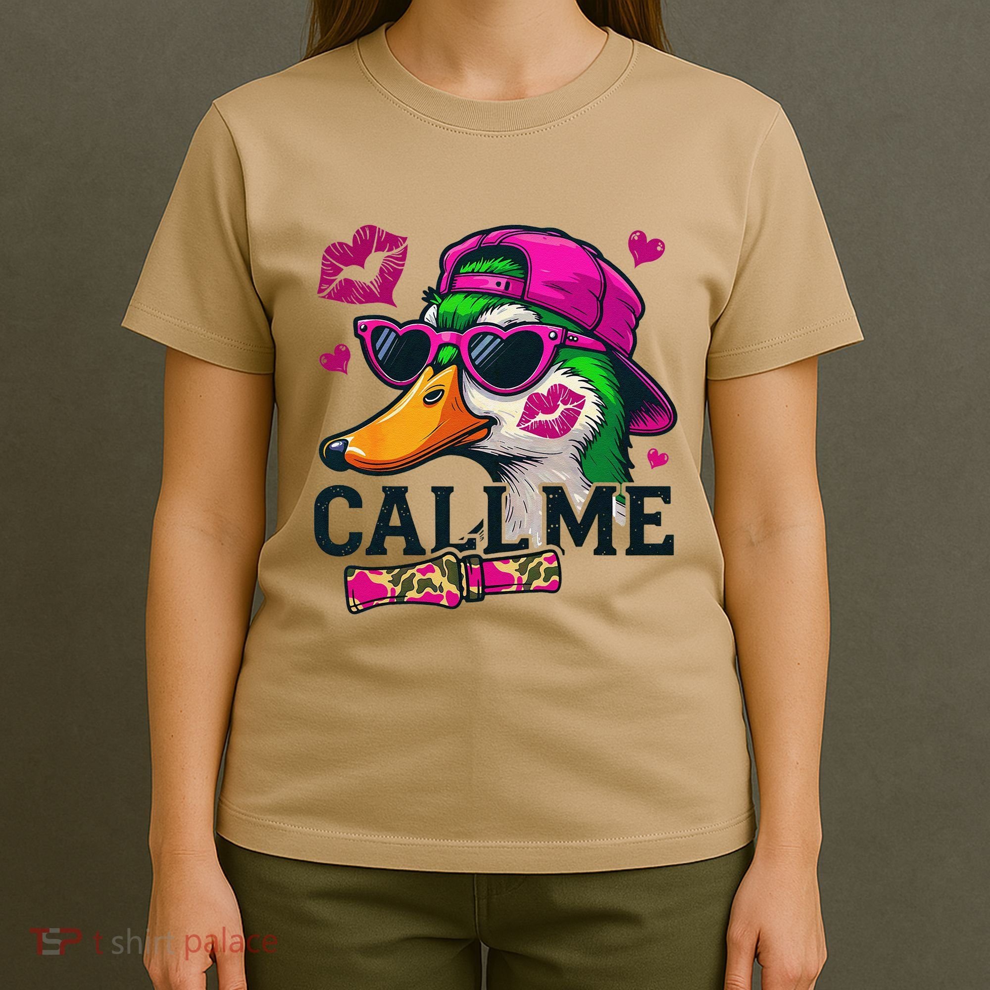 Call Me Valentines Duck Hunting Lover For Hunter T-Shirt