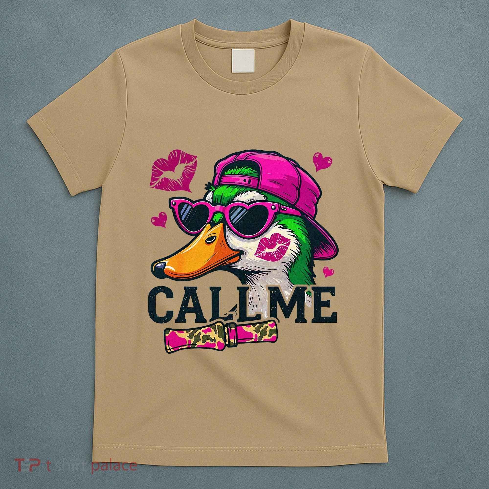 Call Me Valentines Duck Hunting Lover For Hunter T-Shirt