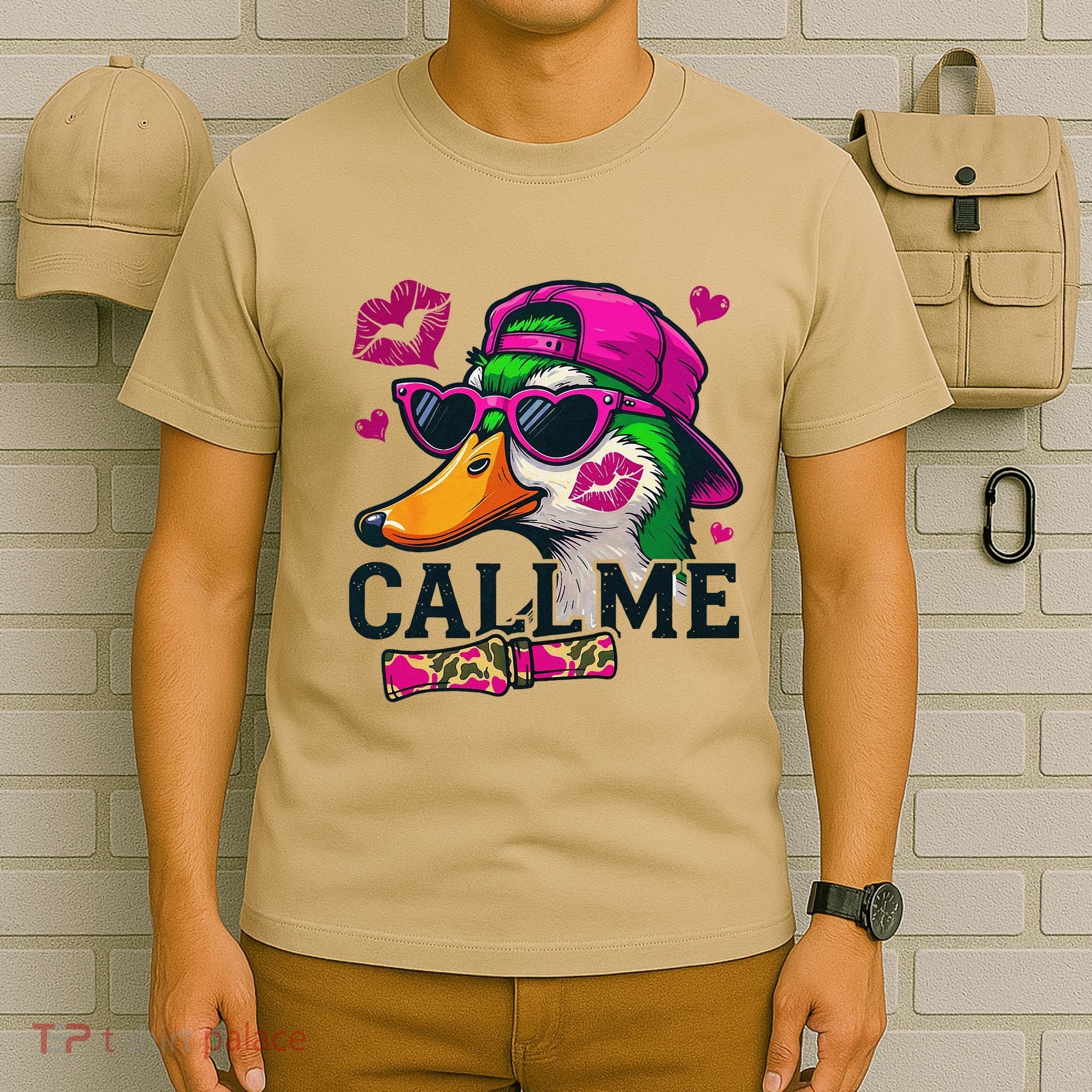 Call Me Valentines Duck Hunting Lover For Hunter T-Shirt