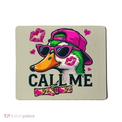 Call Me Valentines Duck Hunting Lover For Hunter Mousepad