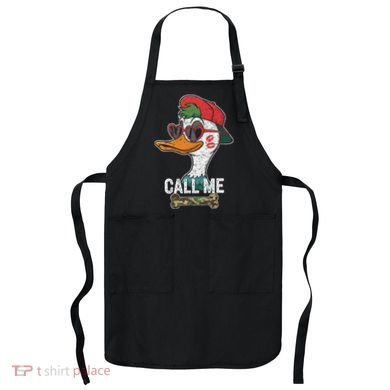 Call Me Valentines Duck Hunting Lover For Hunter Apron
