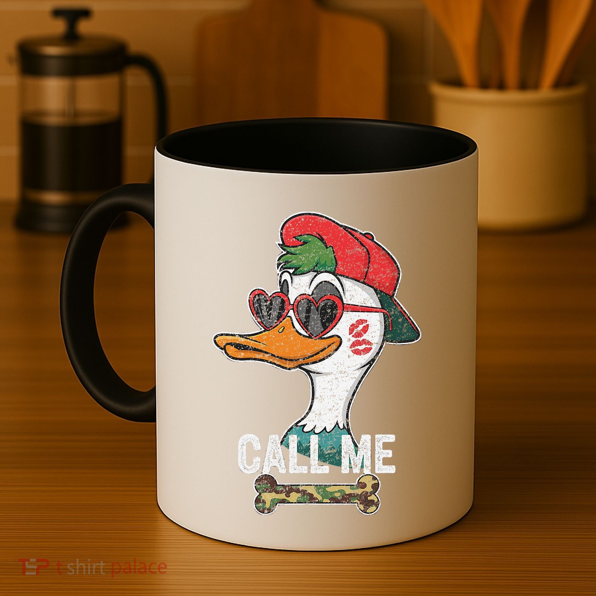 Call Me Valentines Duck Hunting Lover For Hunter Coffee Mug