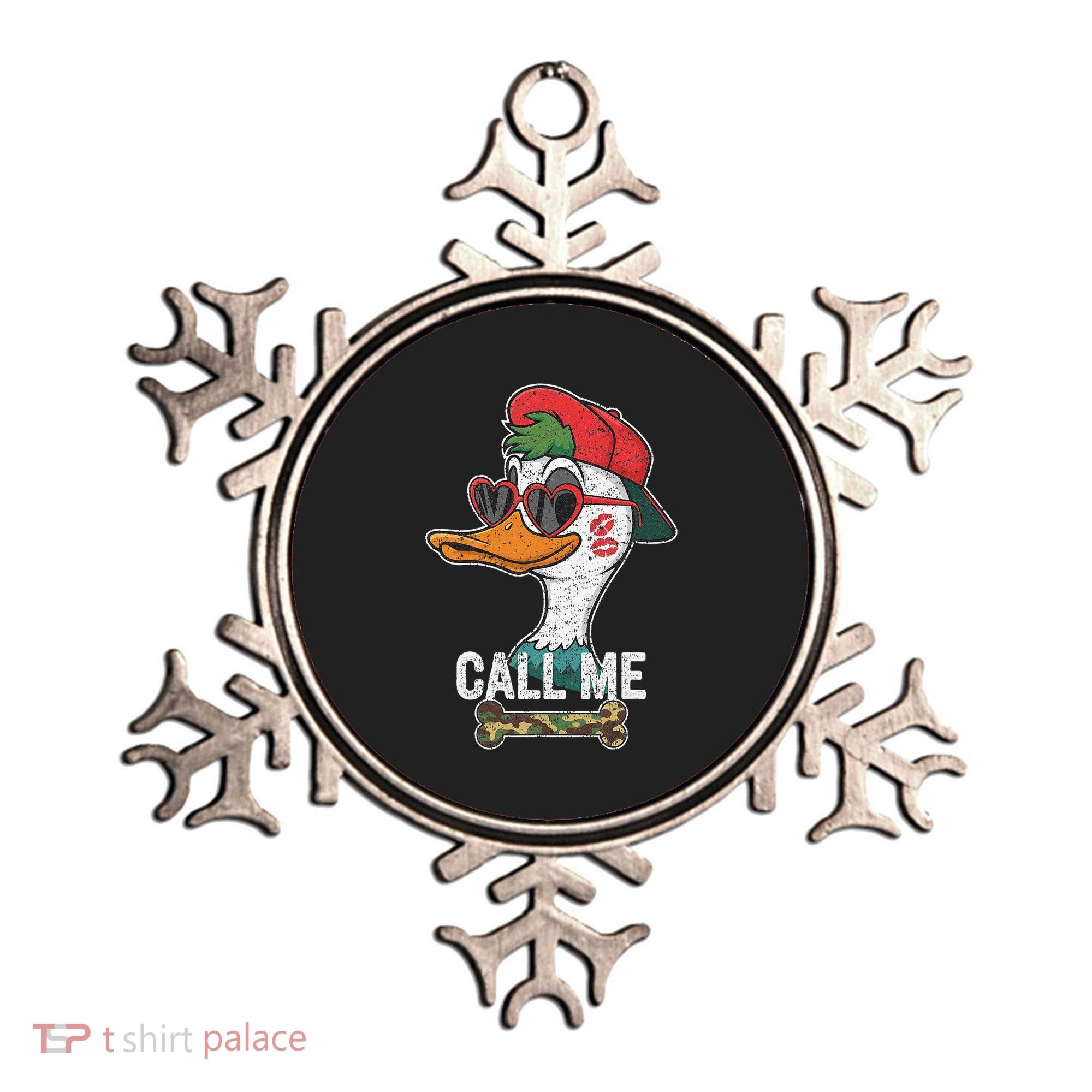 Call Me Valentines Duck Hunting Lover For Hunter Ornament