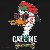 Call Me Valentines Duck Hunting Lover For Hunter Ornament thumb 1